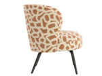 Fauteuil crapaud tissu DIEYDA 68x67x72cm