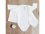 Body croisé coton bio maille fantaisie 6 mois et 9 mois