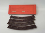 JOUEF 460 HO LOT DE 4 RAILS COURBES A BALLAST BOITE D'ORIGINE
