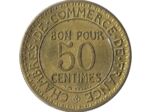 FRANCE 50 CENTIMES DOMARD 1923 SUP