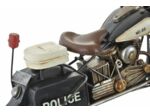 Décoration - MOTO DE POLICE - métal - 34.5 x 11 x 21 cm - Décoration vintage