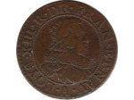 LOUIS XIII (1610-1643) DOUBLE TOURNOIS buste drapé 1629 A (Paris) TB+