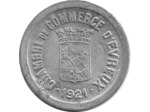 27 EURE - EVREUX 5 CENTIMES 1921 TTB+