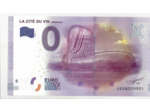 33 BORDEAUX 2016-1 LA CITE DU VIN  BILLET SOUVENIR 0 EURO TOURISTIQUE NEUF