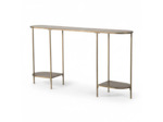 Console design fer doré 145x30x79cm