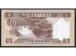 ZAMBIE 5 KWACHA non daté (1980-88) SERIE 32C NEUF W25d