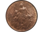 FRANCE 5 CENTIMES DUPUIS 1905 SUP/NC