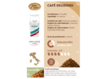 Café en grains 50% robusta 50% arabica 1kg