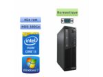 Lenovo ThinkCenter M72e SFF - Windows 7 - i3 4Go 500Go - Port Serie - Poste Bureautique Faible encombrement