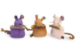 Jouet chat, Peluche SOURIS + Matatabi - 10cm