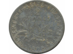 FRANCE FAUX 2 FRANCS SEMEUSE 1898 TB+ FAUX POUR SERVIR