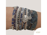 BRACELET MANCHETTE BLUE MOON