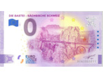 ALLEMAGNE 2020-1DIE BASTEI SACHSISCHE SCHWEIZ BILLET SOUVENIR 0 EURO