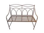 Banc de jardin fer 107x46x95cm