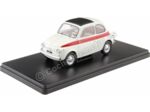 miniature Fiat 500 1960, rouge et blanche - 1:24 - WB124182 - WhiteBox