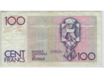 BELGIQUE 100 FRANCS NON DATE (1982-94) SIGNATURE 5 ET 14 TTB 212