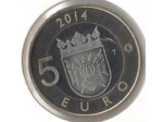 FINLANDE 2014 5 EURO LOUP