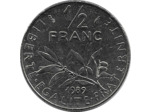 FRANCE 1/2 FRANC ROTY 1989 SUP