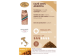 Café en grains torréfié 100% arabica 1kg