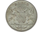 ALLEMAGNE BADEN 3 KREUZER 1847 A SUP
