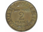 FRANCE 2 FRANCS DOMARD 1925 TTB+