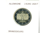ALLEMAGNE 2020 F 2 EURO COMMEMORATIVE BRANDEBOURG SUP
