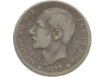 ESPAGNE 1 PESETA 1883 MSM TB+