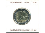 LUXEMBOURG 2020 2 EURO NAISSANCE PRINCIERE RELIEF SUP