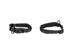 Collier confort noir pour chien avec boucle à clic FLAMINGO