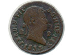 ESPAGNE 2 MARAVEDIS 1833 SEGOVIE FERDINAND VII TB+ (W487.1)
