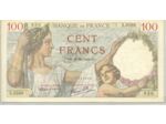 FRANCE 100 FRANCS SULLY SERIE X.5889 21-12-1939 TTB+