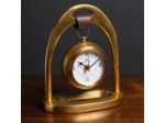 Horloge à poser cuivre Etrier 21x10x17cm
