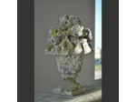 Paire de bouquets Iris 28x47cm