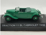 CITROEN TRACTION 11 BL CABRIOLET VERT 1938 1/43 BOITE