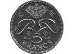 MONACO 5 FRANCS 1976 FDC