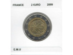 France 2009 2 EURO E.M.U COMMEMORATIVE SUP