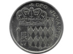 MONACO 1 FRANC 1976 TTB+