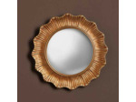 Miroir convexe doré Vagues 20x2x20cm