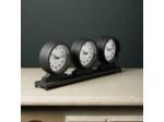 Horloges JetLag fer gris 16x40x6cm