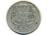 PORTUGAL 5 ESCUDOS 1934 TB+