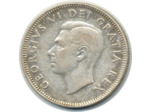 CANADA 25 CENTS GEORGES VI 1949 TTB (W44)