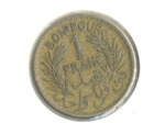TUNISIE 1 FRANC 1945  TTB