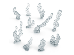 Resin Bits - Effet Pixel 10 pcs