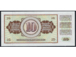 YOUGOSLAVIE 10 DINARA 4-11-1981 SERIE BG NEUF (W82c)