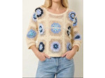 VERSION FEMININ PULL Flower Power