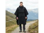 Poncho Tarp Softshell Outbreak noir : protection militaire 3-en-1 ultra légère et étanche