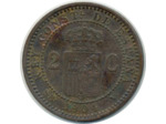 ESPAGNE 2 CENTIMOS 1904 SMV ALFONSO XIII TTB (W722)