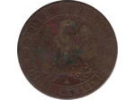 FRANCE 5 CENTIMES NAPOLEON III 1854 B (Rouen) TB