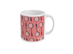 Tasse ou mug "La raquette de badminton" - Personnalisable