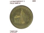 75 PARIS LE PANTHEON N2 FACE SIMPLE 2008 SUP-